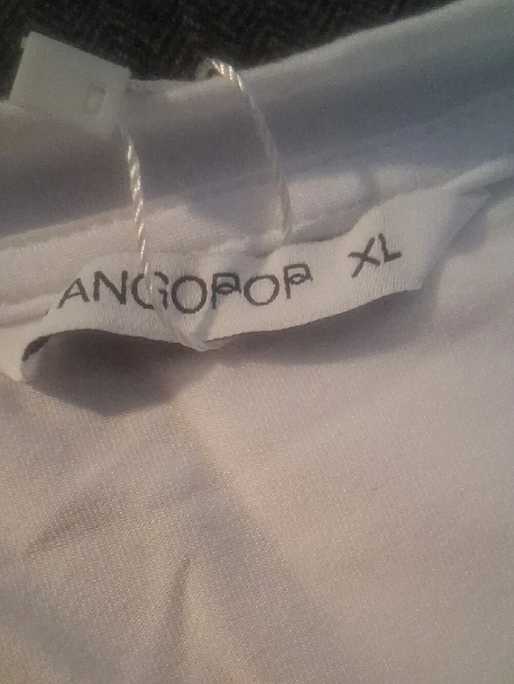 MANGOPOP White Long Sleeve Crew Neck Bodysuit XL
